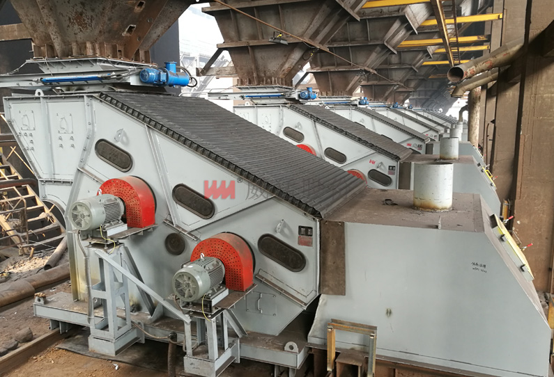 山西某鋼廠復(fù)頻篩使用現(xiàn)場(chǎng)