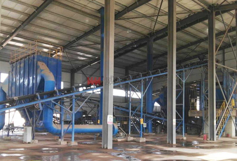 建筑垃圾處理生產線-湘潭項目現(xiàn)場